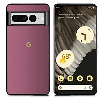 SUNNY FASHION Back Cover for Google Pixel 7 | Shockproof 360 Degree Protection | Camera Protection Hard Back Cover Case for Google Pixel 7 (Wine Red)-thumb1