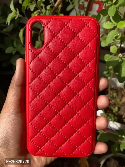 SUNNY FASHION Premium Shockproof Leather Case Cover Compatible with iPhone X/XS - Red