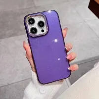 SUNNY FASHION Ultra Hybrid Camera and Drop Protection Back Cover Case Compatible for iPhone 14 - Purple-thumb3