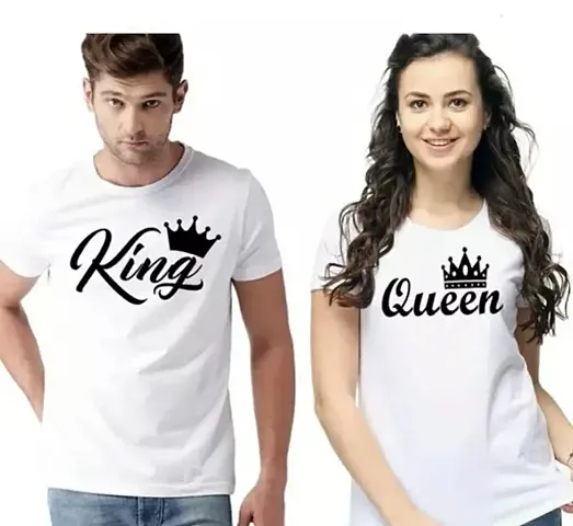 King Queen Couple Tshirt