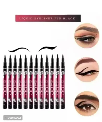 Waterproof Liquid Eyeliner Make Up Beauty Comestics Long-Lasting Eye Liner Pencil Makeup PACK OF12-thumb0