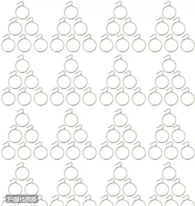 Smart Shophar Steel Supreme Curtain Ring 1.25 Inches Silver Pack of 96#1863