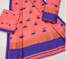 Women's Assamese Guna Heavy Work Weaving Cotton Mekhela Chador Saree-thumb1