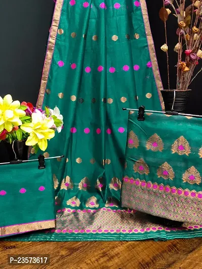 Classic Cotton Saree with Blouse piece for Women