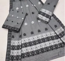 Women's Assamese Guna Heavy Work Weaving Cotton Mekhela Chador Saree-thumb1