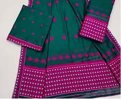 Women's Assamese Guna Heavy Work Weaving Cotton Mekhela Chador Saree-thumb1