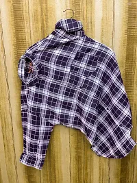 Pack of 2 Classic Cotton Blend Checked Casual Shirts for Men-thumb1