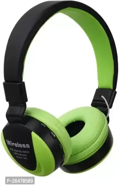 Stylish Green Headsets Volume Control