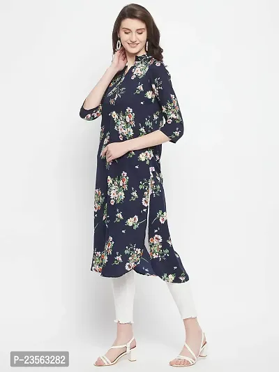 Sethi Daughters Floral Printed Crepe Kurti-thumb3