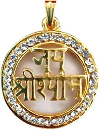 SRC Creations Khatu Shyam Teen Baan Idol 3x3 inch with Complementary pendent-thumb1