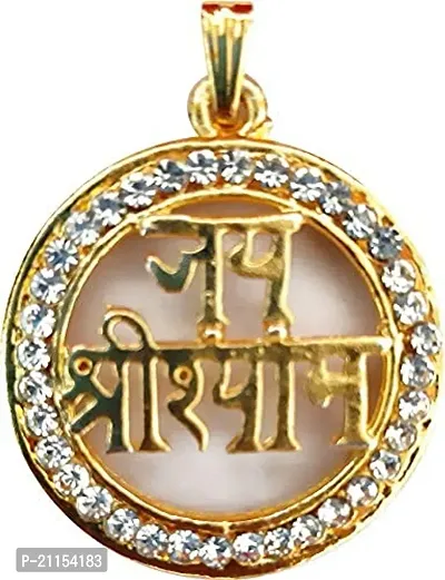 SRC Creations Khatu Shyam Teen Baan Idol 3x3 inch with Complementary pendent-thumb2