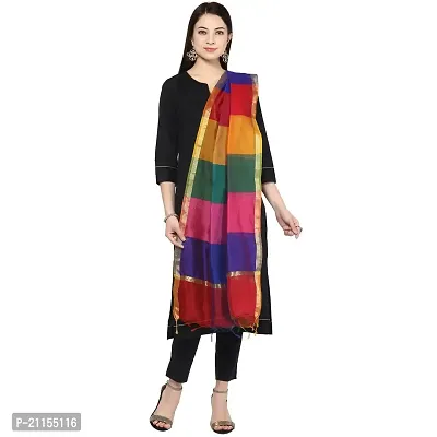 Shri Ram Creations Multicolours Women's Dupatta Large size 2.25x0.9 mtr.-thumb2