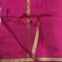 Shri Ram Creations Women's Solid Art Silk Dupatta (SRC-plain-dupatta_Dark Pink_L).-thumb1