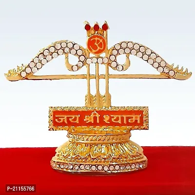 Shri Ram Creations Khatu Shyam Teen Baan Table Top Cabinate Momento-thumb3