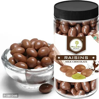 More 2 nuts Raisins (Kishmish) Milk Chocolate | Milk Chocolate coated Raisins | 150g Jar Packing-thumb0
