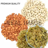 SRC CREATIONS Dry Fruits Fancy Potli Pack Cashew Nuts 100g, Almond Kernels 100g, Green Raisins 100g for festive, wedding, Family, Friends and other gifting purpose-thumb2