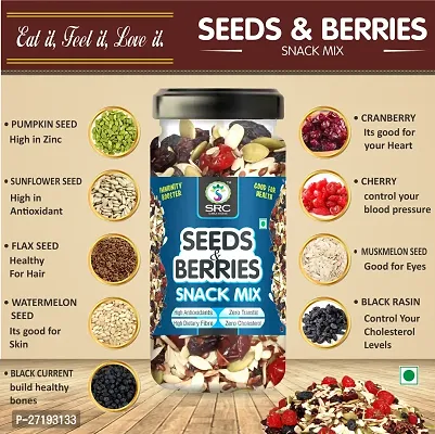 SRC CREATIONS Seeds  Berries 100 g | Ready to Serve | Super Food | Breakfast Food-thumb2