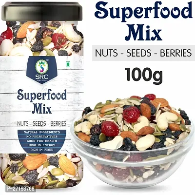 Superfood Mix Nuts-Seeds-Berries Mixture Ready to eat Breakfast Food (100g)