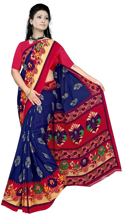 Stylish Georgette Saree with Blouse piece For Women