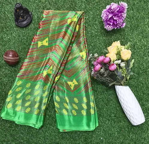 Crepe silk saree with running blouse