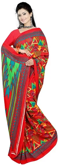 Stylish Georgette Saree with Blouse piece For Women