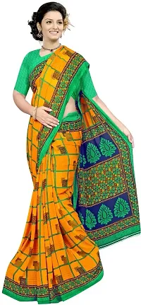 Alluring Georgette Saree with Blouse piece 