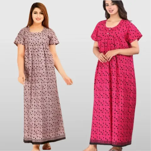 Elegant Nighties For Women Pack Of 2