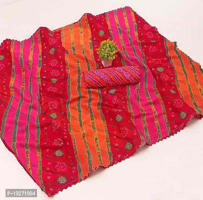 Trendy Leheriya Saree-thumb0