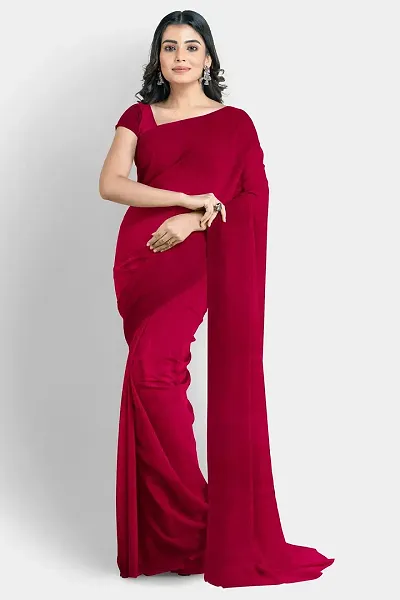 Hot Selling Georgette Saree without Blouse piece 