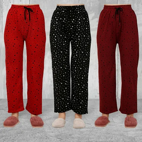 Women's Cotton Printed Pyjama/Women's Lounge Pants/Night