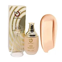HD High Definition Foundation for Face Makeup | Face  Body Foundation Spray for Women | Long Wear Blendable Waterproof Matte Foundation | HD Foundation with Hilary Rhoda Makeup Fixer Spray for Dry  Oily Skin (Sheer Ivory)-thumb4