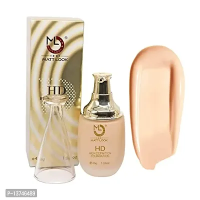 HD High Definition Foundation for Face Makeup | Face  Body Foundation Spray for Women | Long Wear Blendable Waterproof Matte Foundation | HD Foundation with Hilary Rhoda Makeup Fixer Spray for Dry  Oily Skin (Sheer Ivory)-thumb5