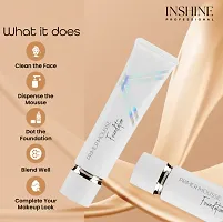 Inshine Professional Primer Mousse Super Smooth Foundation ( 802, WARN  NUDE ) .-thumb4