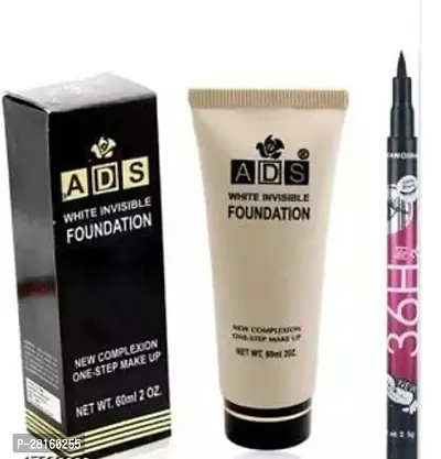 Ads Foundation 60g With Sketch Pen Eyeliner 1.5g (2 Items in the set)