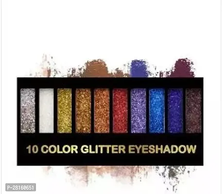 10 Color Glitter | High Sparkle Glitter Makeup Eyeshadow (MULTICOLOR)