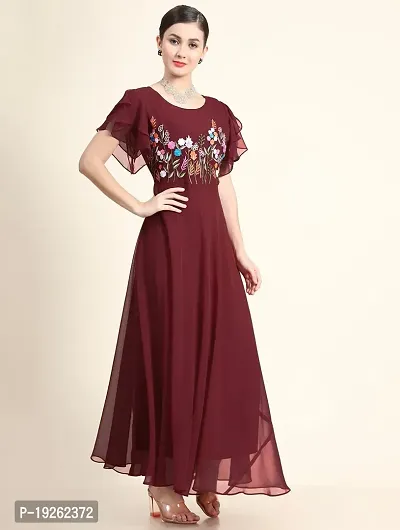 Embroidery flower gown-thumb4