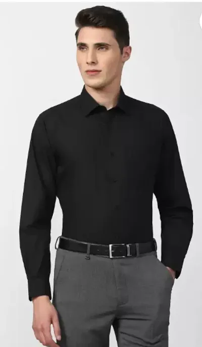 X20 Mens Decent Classic Fit Formal Plain Shirt