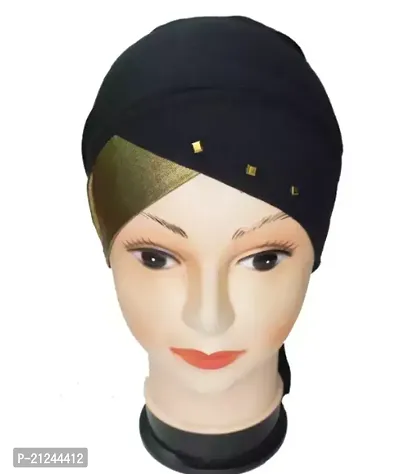 Stylish Polycotton Turban Design Under Hijab Cap For Women