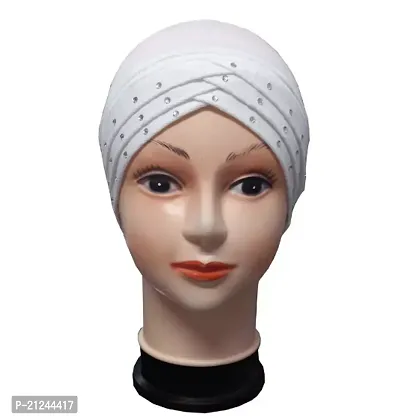 Stylish Polycotton Turban Design Under Hijab Cap For Women