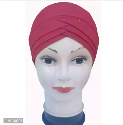 Stylish Polycotton Turban Design Under Hijab Cap For Women-thumb0