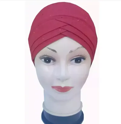 Stylish Polycotton Turban Design Under Hijab Cap For Women