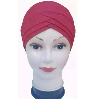 Stylish Polycotton Turban Design Under Hijab Cap For Women