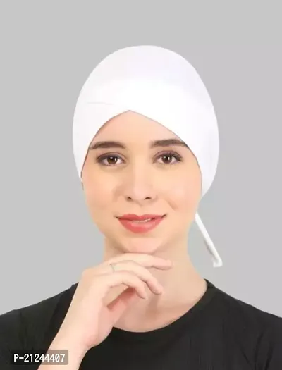 Stylish Polycotton Turban Design Under Hijab Cap For Women-thumb0