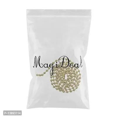 DYDU 1Strand Brass Round Beads Ball Chain Connecor for Jewelry Making 24inch (59031805DY)-thumb0