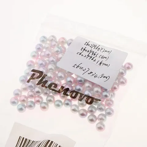 DYDU Wholesale DIY Round PVC Pearl Loose Beads Jewelry Making Craft 110pcs 4mm (56027961DY)