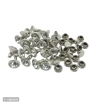 DYDU 20 Sets Rhinestone Round Rivets Rapid Studs 8mm (59003284DY)-thumb5