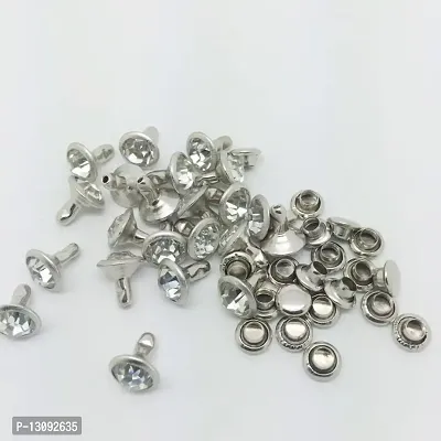 DYDU 20 Sets Rhinestone Round Rivets Rapid Studs 8mm (59003284DY)-thumb2