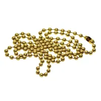 DYDU 1Strand Brass Round Beads Ball Chain Connecor for Jewelry Making 24inch (59031805DY)-thumb2