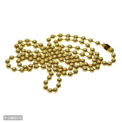 DYDU 1Strand Brass Round Beads Ball Chain Connecor for Jewelry Making 24inch (59031805DY)-thumb3