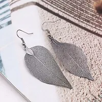 DYDU 1 Piece Leaf Charms Pendant Findings for Jewelry Making Craft Black 4X6cm (59001134DY)-thumb1